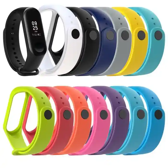 XIAOMI Mi Band 5/6/7 Silicone Strap Strap Smart Bracelet Replacement